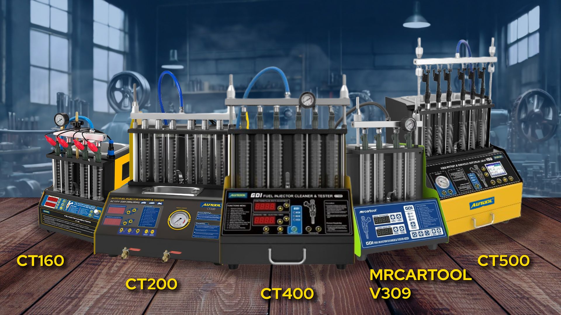 Autool Probadores de inyectores CT160, CT200, CT400, CT500