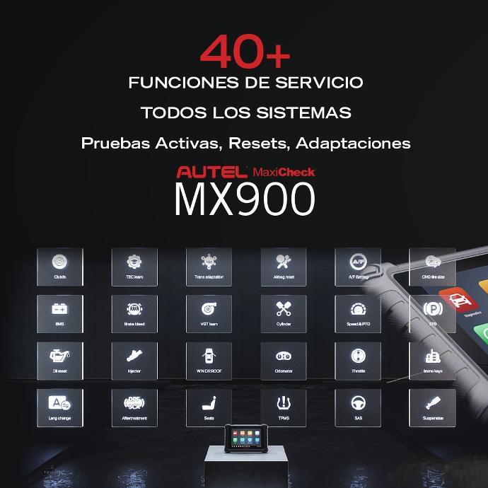 ESCÁNER DE DIAGNÓSTICO MX900 AUTEL Colombia