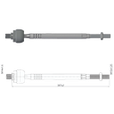 TERMINAL AXIAL HYUNDAI ATOS 98 08 